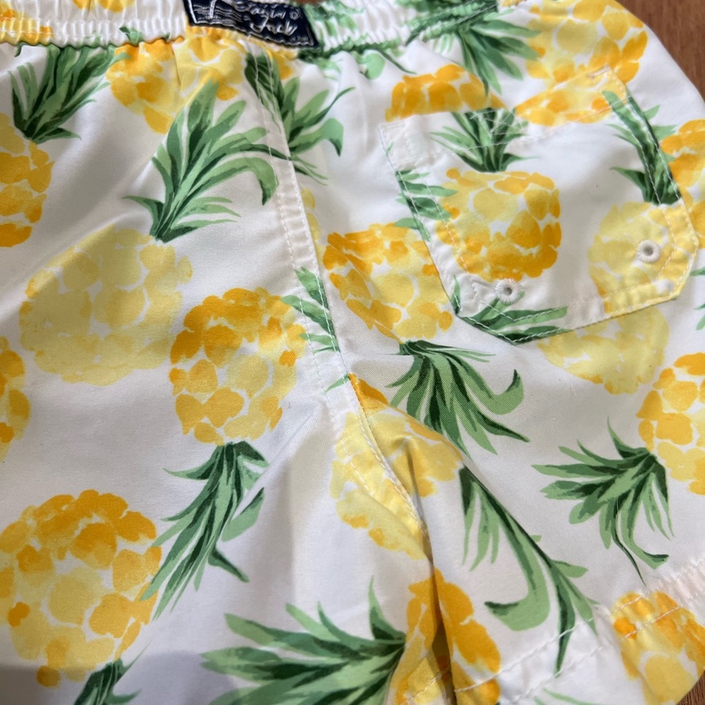 Janie and Jack Yellow and Green Athletic Shorts - Picture 7 of 8